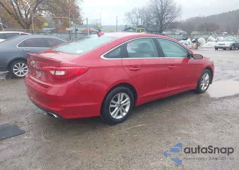 2017 Hyundai Sonata Se z USA, uszkodzony, nr VIN 5NPE24AF0HH556432